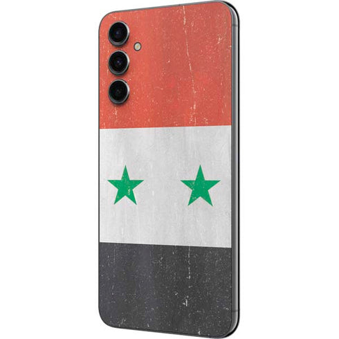 Syria Flag Distressed Galaxy A14 5G Skin